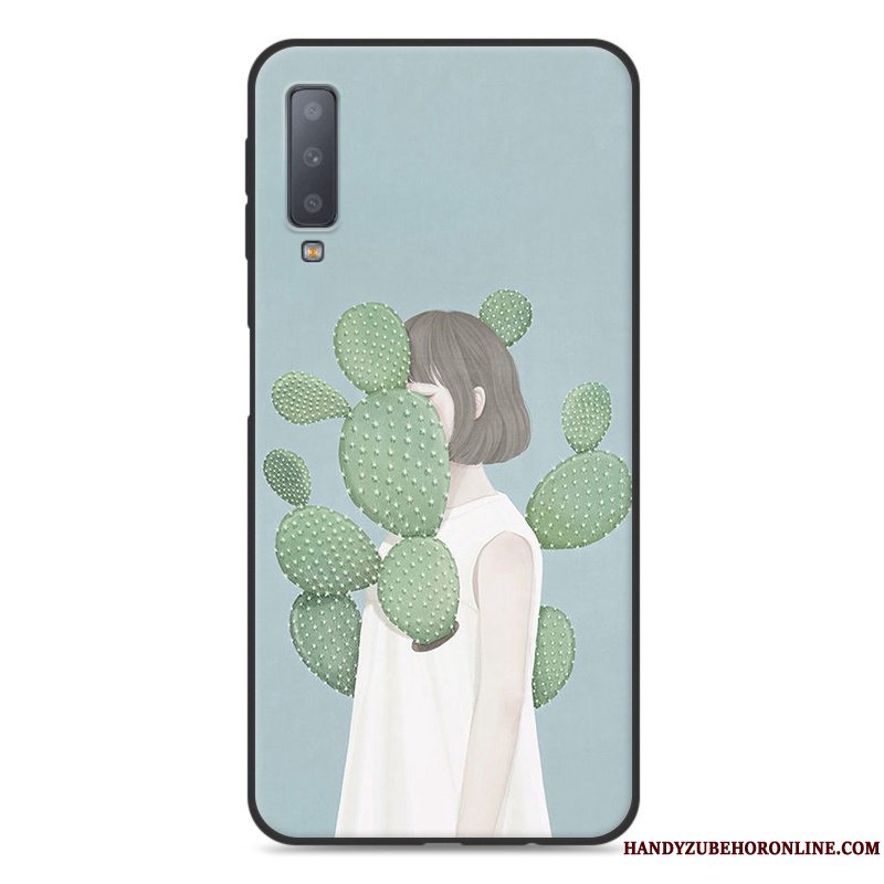 Etui Samsung Galaxy A7 2018 Lille Sektion Ny, Cover Samsung Galaxy A7 2018 Kunst Telefon