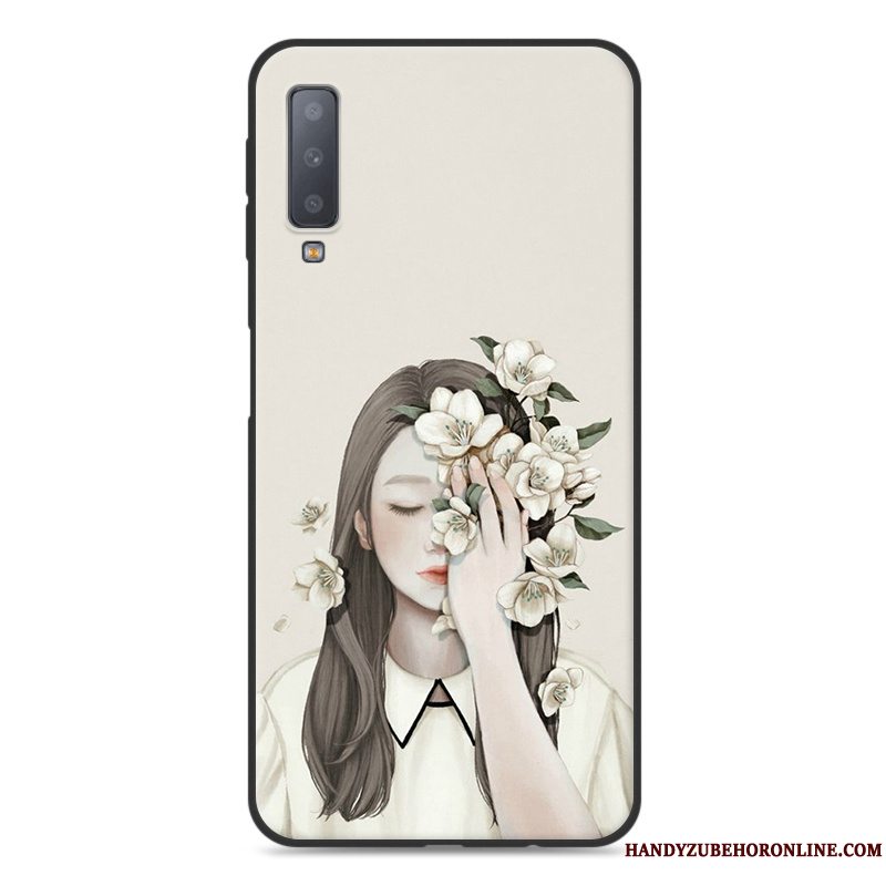 Etui Samsung Galaxy A7 2018 Lille Sektion Ny, Cover Samsung Galaxy A7 2018 Kunst Telefon