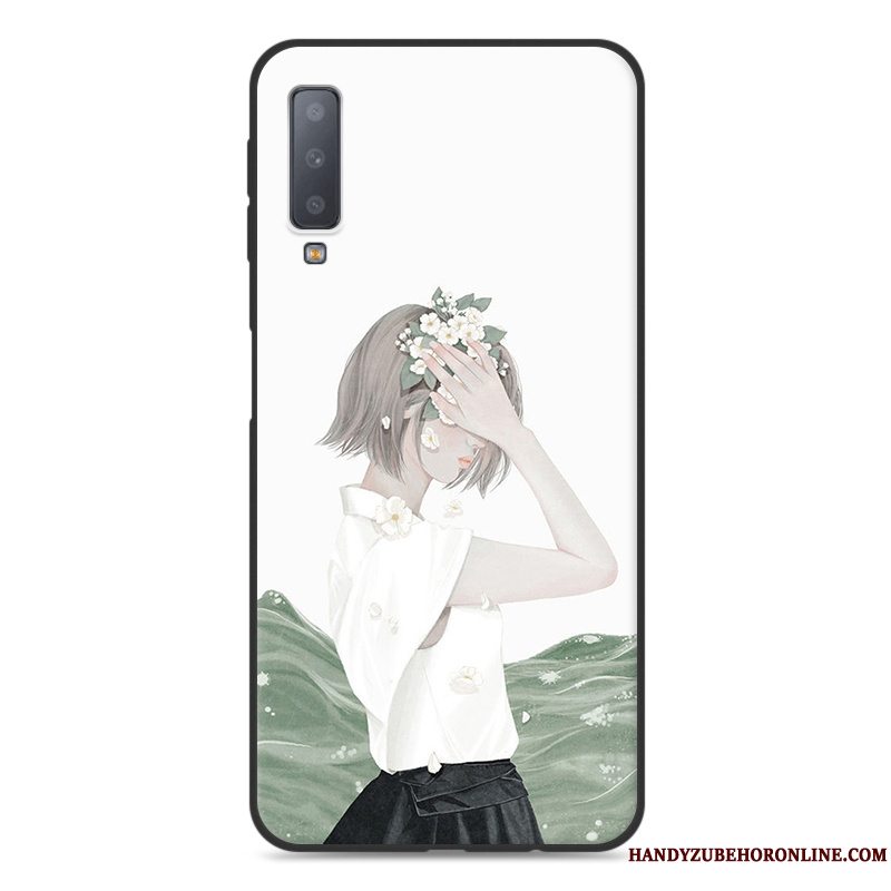 Etui Samsung Galaxy A7 2018 Lille Sektion Ny, Cover Samsung Galaxy A7 2018 Kunst Telefon