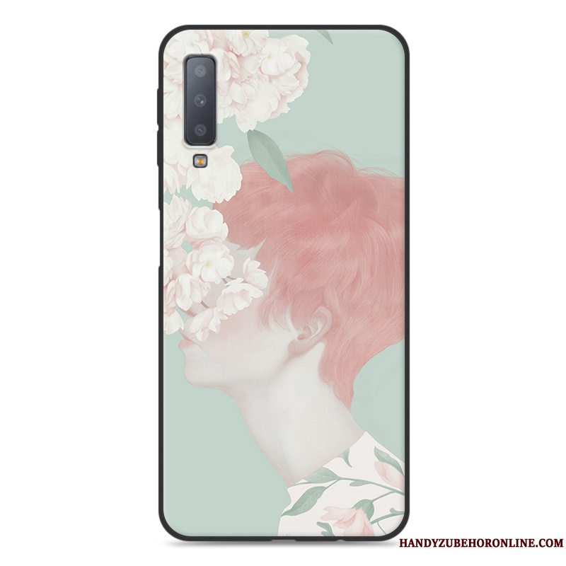 Etui Samsung Galaxy A7 2018 Lille Sektion Ny, Cover Samsung Galaxy A7 2018 Kunst Telefon