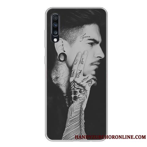 Etui Samsung Galaxy A70 Beskyttelse Anti-fald Sort, Cover Samsung Galaxy A70 Blød Af Personlighed Telefon