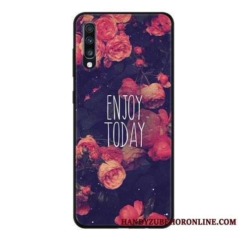 Etui Samsung Galaxy A70 Beskyttelse Telefonsort, Cover Samsung Galaxy A70 Blød Blå Af Personlighed