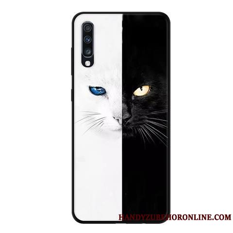 Etui Samsung Galaxy A70 Beskyttelse Telefonsort, Cover Samsung Galaxy A70 Blød Blå Af Personlighed