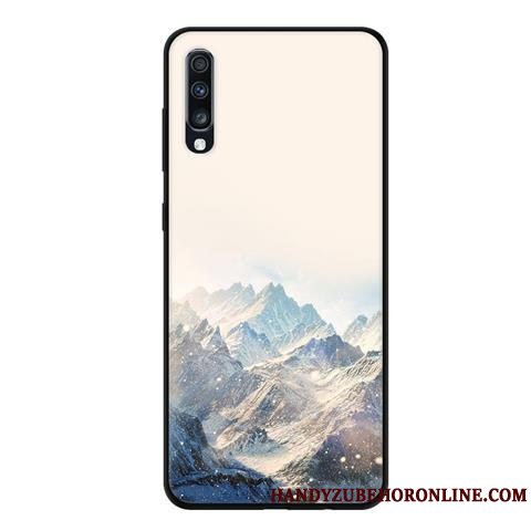 Etui Samsung Galaxy A70 Beskyttelse Telefonsort, Cover Samsung Galaxy A70 Blød Blå Af Personlighed