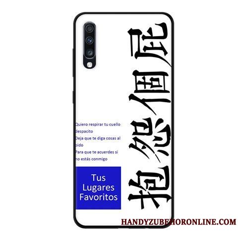 Etui Samsung Galaxy A70 Beskyttelse Telefonsort, Cover Samsung Galaxy A70 Blød Blå Af Personlighed