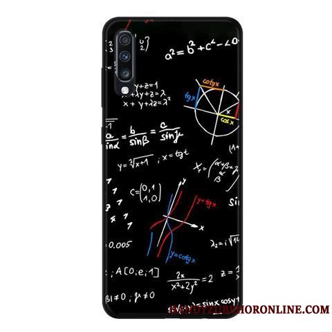 Etui Samsung Galaxy A70 Beskyttelse Telefonsort, Cover Samsung Galaxy A70 Blød Blå Af Personlighed