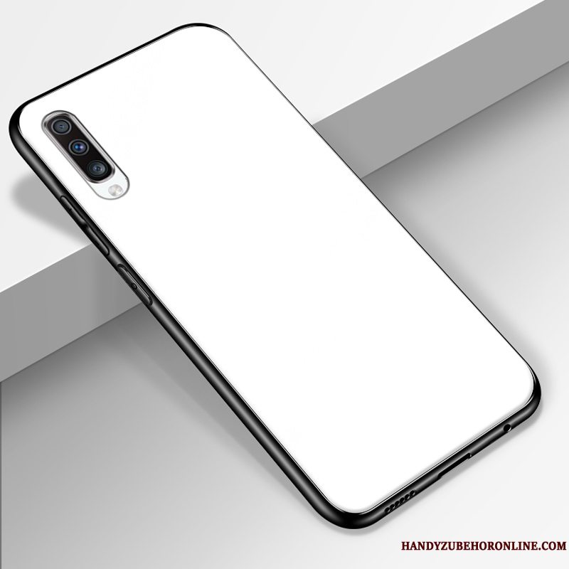 Etui Samsung Galaxy A70 Blød Glas Hård, Cover Samsung Galaxy A70 Mode Business Anti-fald