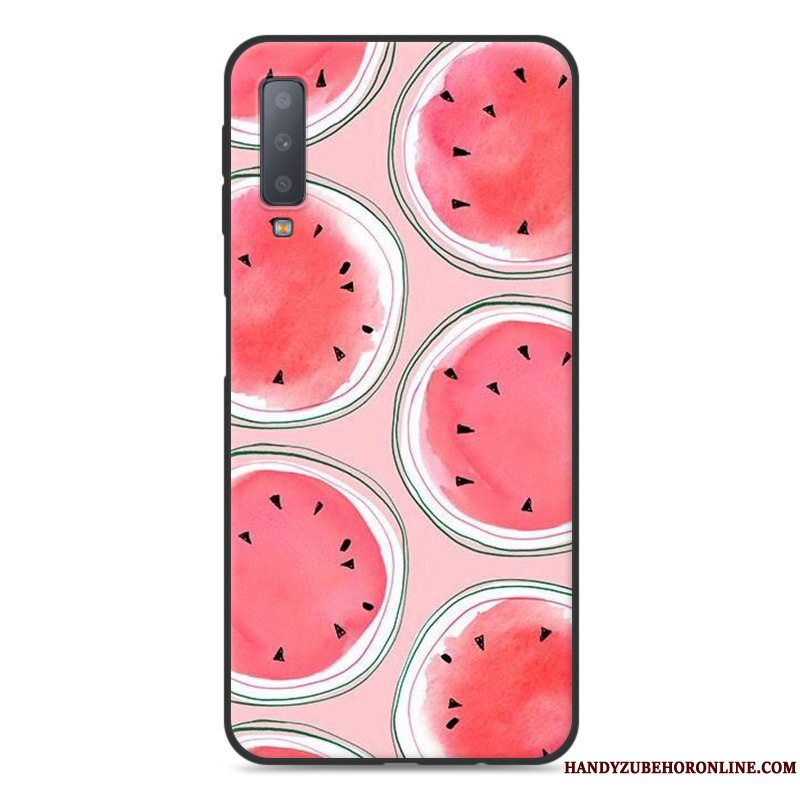 Etui Samsung Galaxy A70 Silikone Anti-fald Telefon, Cover Samsung Galaxy A70 Beskyttelse Blå