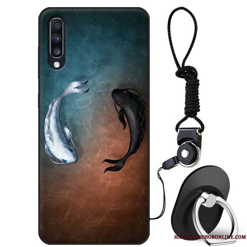 Etui Samsung Galaxy A70 Silikone Anti-fald Trendy, Cover Samsung Galaxy A70 Beskyttelse Af Personlighed Telefon