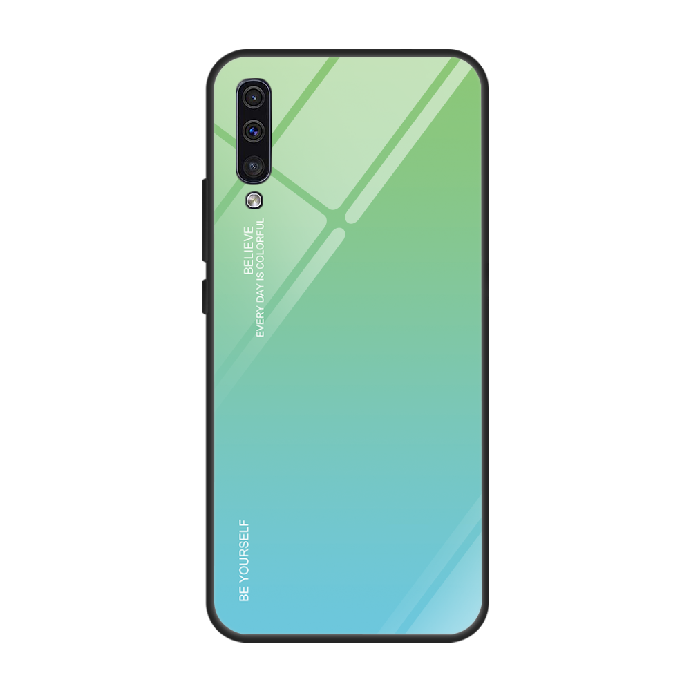 Etui Samsung Galaxy A70 Tasker Gradient Farve Anti-fald, Cover Samsung Galaxy A70 Beskyttelse Glas Trend