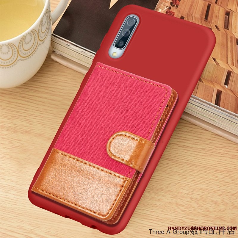 Etui Samsung Galaxy A70s Beskyttelse Lyseblå Kort, Cover Samsung Galaxy A70s Kreativ Telefon