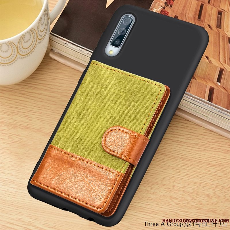 Etui Samsung Galaxy A70s Beskyttelse Lyseblå Kort, Cover Samsung Galaxy A70s Kreativ Telefon