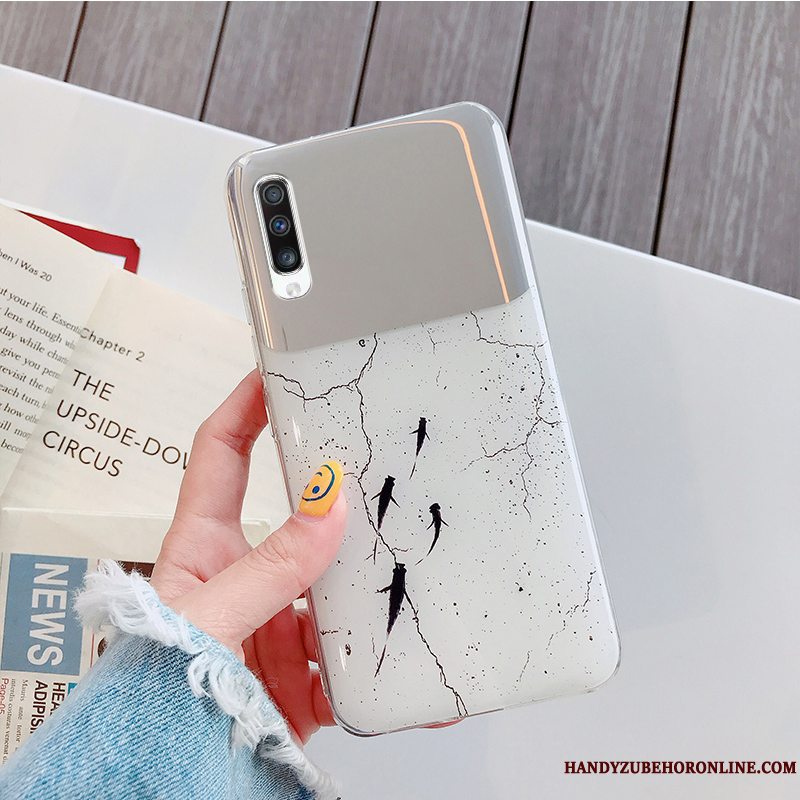 Etui Samsung Galaxy A70s Blød Lilla Telefon, Cover Samsung Galaxy A70s Beskyttelse Stor Simple