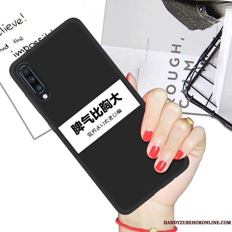 Etui Samsung Galaxy A70s Cartoon Hængende Ornamenter Telefon, Cover Samsung Galaxy A70s Blød Sort