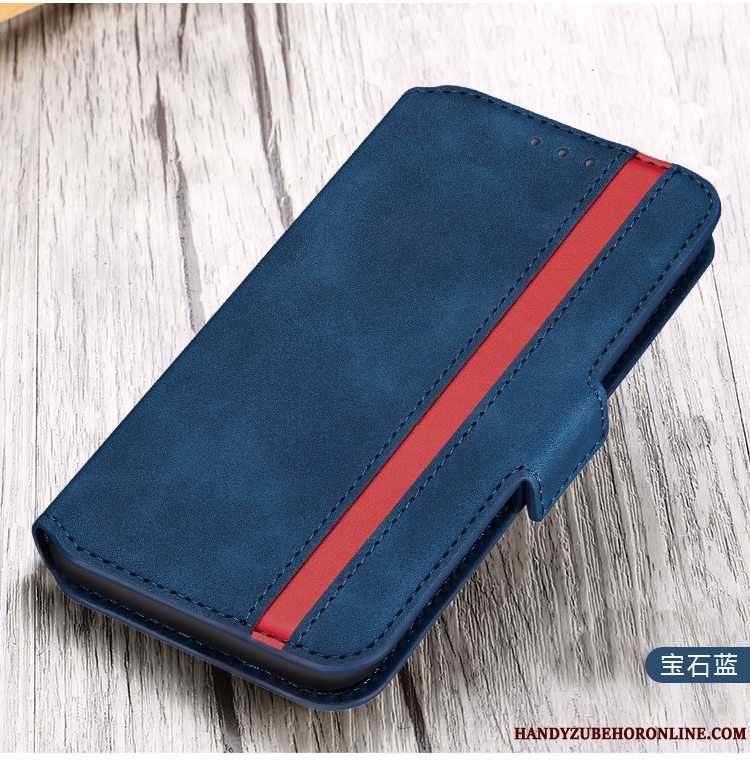 Etui Samsung Galaxy A70s Folio Telefonanti-fald, Cover Samsung Galaxy A70s Beskyttelse High End Sort