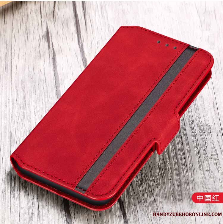 Etui Samsung Galaxy A70s Folio Telefonanti-fald, Cover Samsung Galaxy A70s Beskyttelse High End Sort