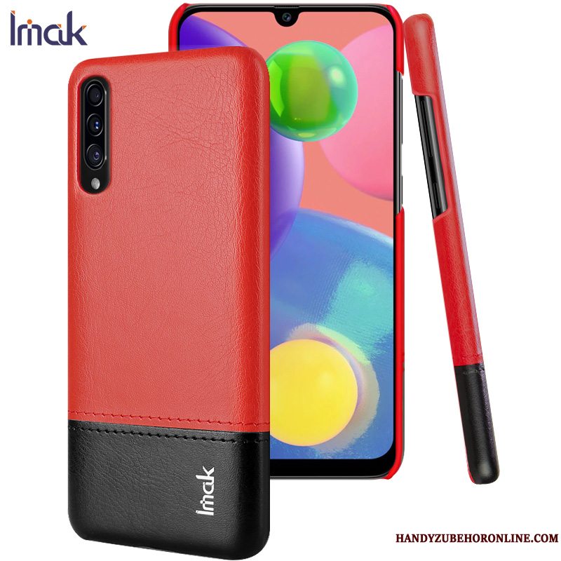 Etui Samsung Galaxy A70s Læder Anti-fald Telefon, Cover Samsung Galaxy A70s Beskyttelse Ny Rød