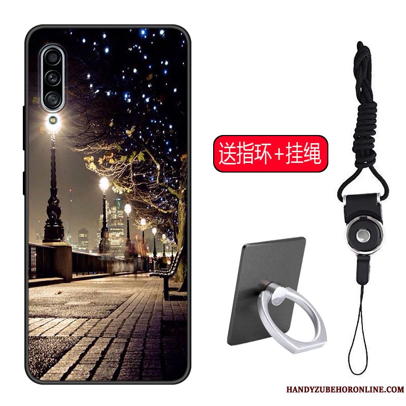 Etui Samsung Galaxy A70s Silikone Europa Telefon, Cover Samsung Galaxy A70s Beskyttelse Vind Hvid