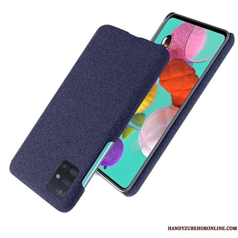 Etui Samsung Galaxy A71 Beskyttelse Blå Af Personlighed, Cover Samsung Galaxy A71 Anti-fald Tilpas