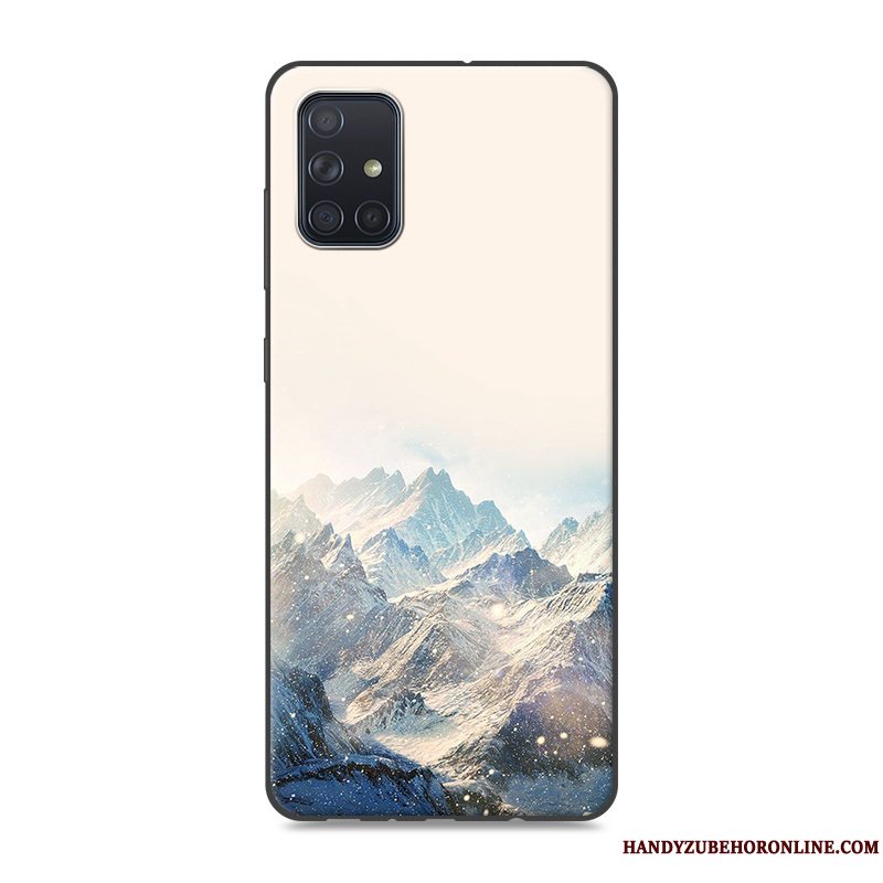 Etui Samsung Galaxy A71 Blød Scenery Telefon, Cover Samsung Galaxy A71 Beskyttelse