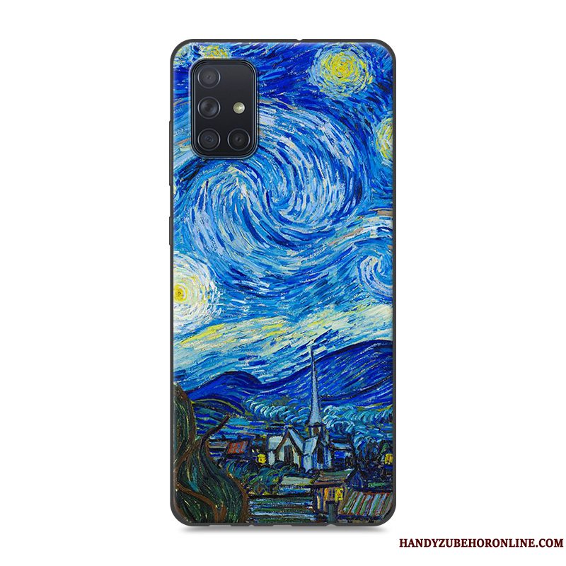 Etui Samsung Galaxy A71 Blød Scenery Telefon, Cover Samsung Galaxy A71 Beskyttelse