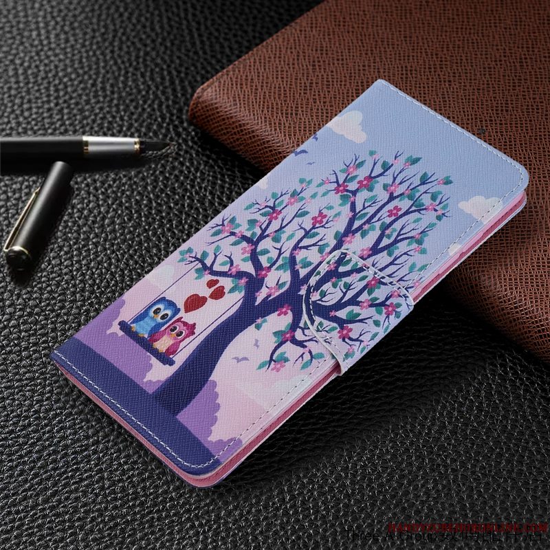 Etui Samsung Galaxy A71 Folio Anti-fald Smuk, Cover Samsung Galaxy A71 Farve Telefon