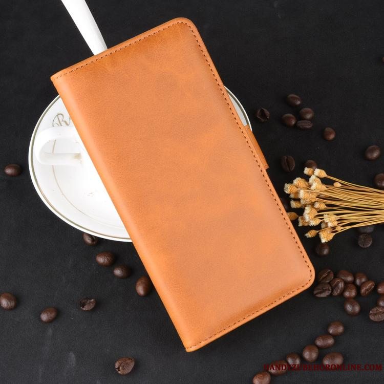 Etui Samsung Galaxy A71 Folio Cow Dyb Farve, Cover Samsung Galaxy A71 Læder Telefonanti-fald