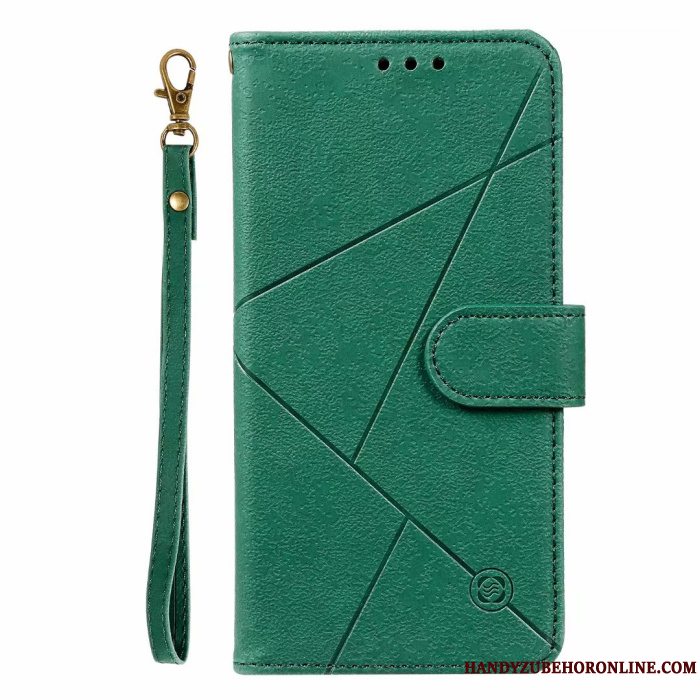 Etui Samsung Galaxy A71 Folio Grøn Telefon, Cover Samsung Galaxy A71 Tasker Anti-fald