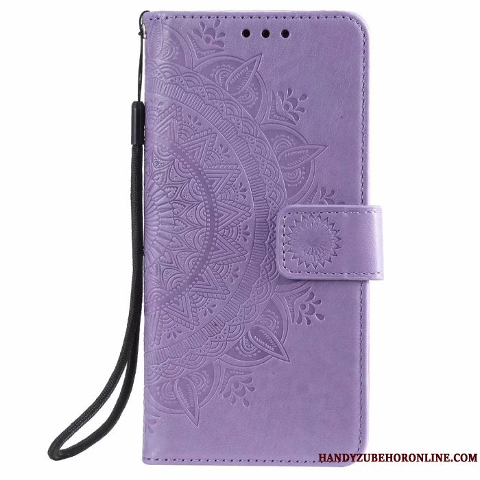 Etui Samsung Galaxy A71 Læder Blå Totem, Cover Samsung Galaxy A71 Folio Telefon