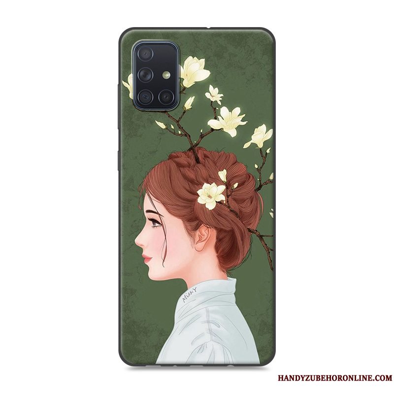 Etui Samsung Galaxy A71 Ny Telefon, Cover Samsung Galaxy A71 Gul Af Personlighed