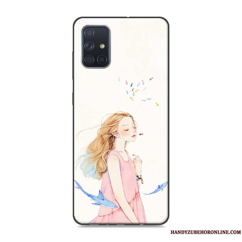 Etui Samsung Galaxy A71 Ny Telefon, Cover Samsung Galaxy A71 Gul Af Personlighed