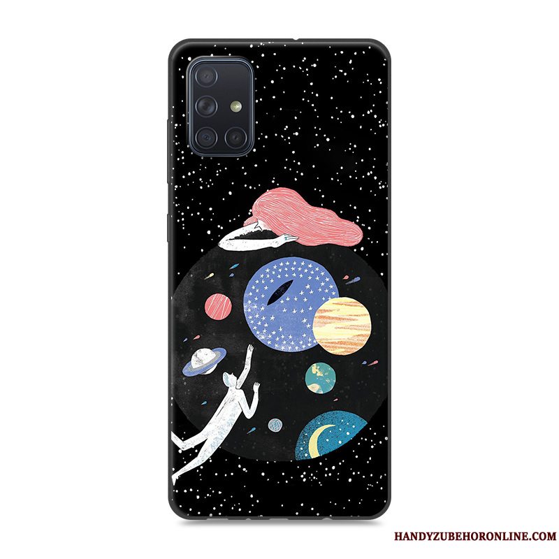 Etui Samsung Galaxy A71 Ny Telefon, Cover Samsung Galaxy A71 Gul Af Personlighed