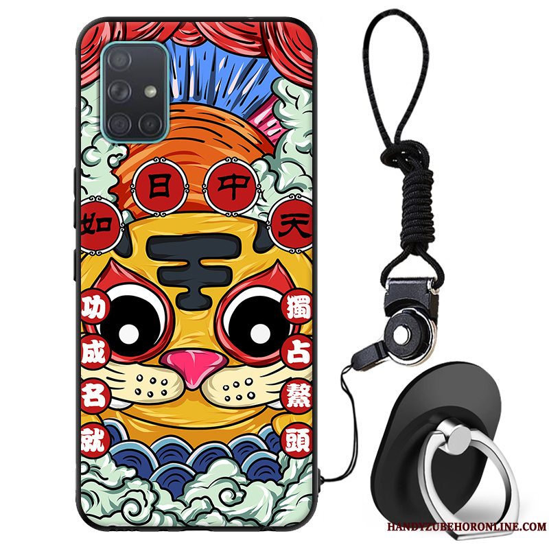 Etui Samsung Galaxy A71 Silikone Anti-fald Trendy, Cover Samsung Galaxy A71 Mode Telefonkinesisk Stil