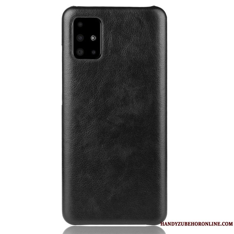 Etui Samsung Galaxy A71 Tasker Anti-fald Telefon, Cover Samsung Galaxy A71 Læder Blå Af Personlighed