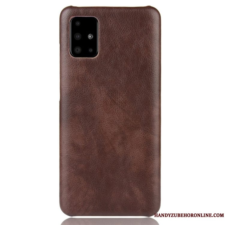 Etui Samsung Galaxy A71 Tasker Anti-fald Telefon, Cover Samsung Galaxy A71 Læder Blå Af Personlighed