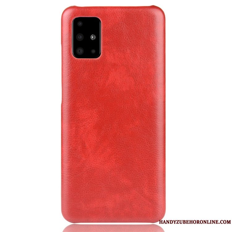 Etui Samsung Galaxy A71 Tasker Anti-fald Telefon, Cover Samsung Galaxy A71 Læder Blå Af Personlighed