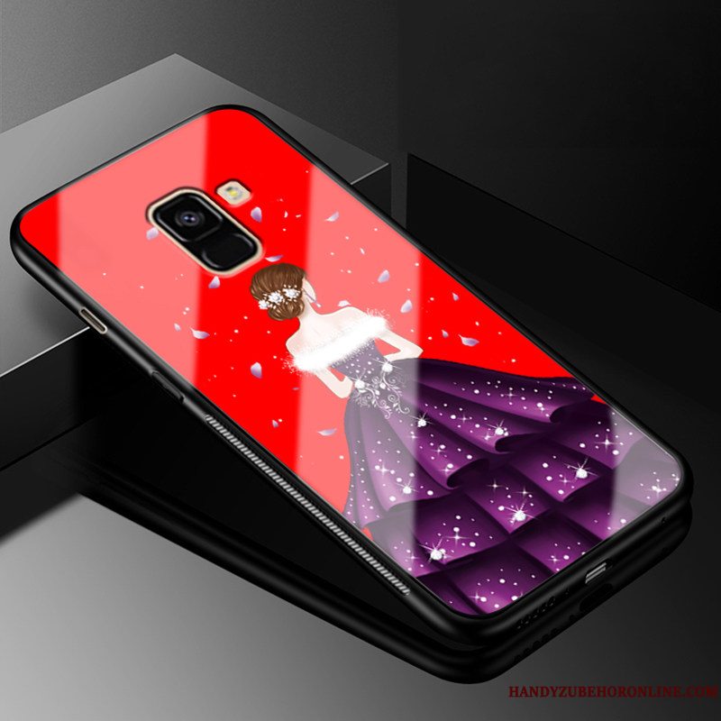 Etui Samsung Galaxy A8 2018 Beskyttelse Trend Skønhed, Cover Samsung Galaxy A8 2018 Blød Telefonglas