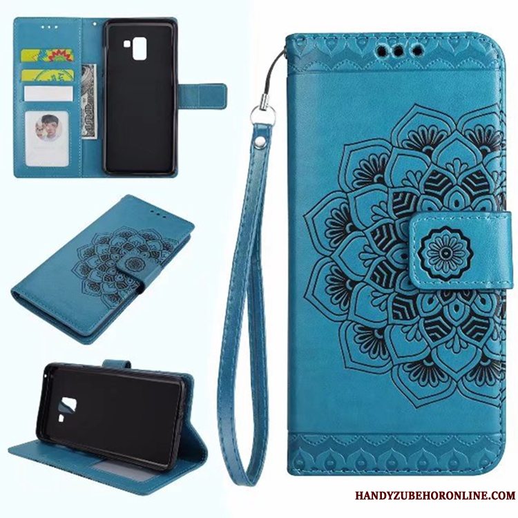 Etui Samsung Galaxy A8 2018 Folio , Cover Samsung Galaxy A8 2018 Læder