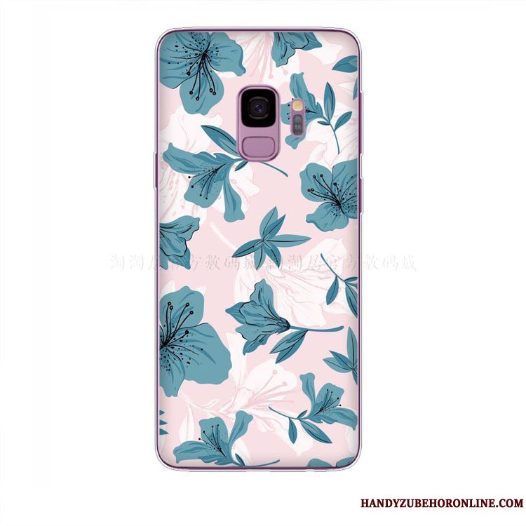 Etui Samsung Galaxy A8 2018 Kunst Grøn, Cover Samsung Galaxy A8 2018 Lyse Trendy