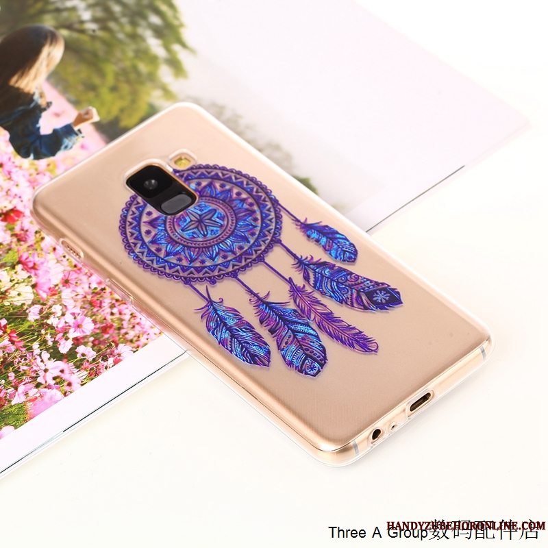 Etui Samsung Galaxy A8 2018 Silikone Lille Sektion Frisk, Cover Samsung Galaxy A8 2018 Beskyttelse Telefonaf Personlighed