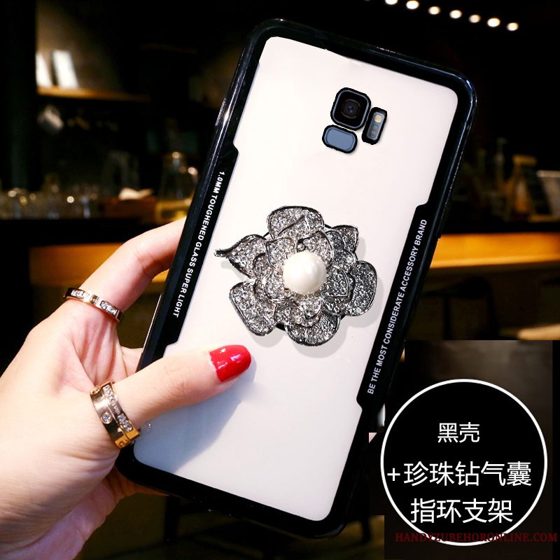 Etui Samsung Galaxy A8 2018 Strass Telefonblomster, Cover Samsung Galaxy A8 2018 Tasker