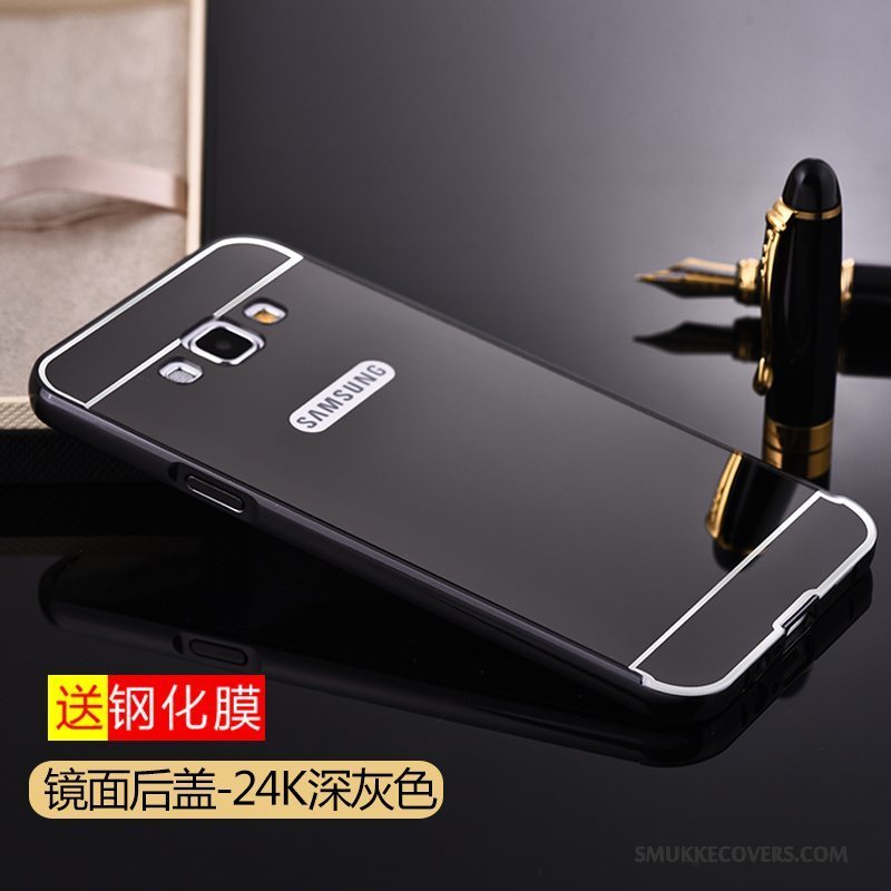 Etui Samsung Galaxy A8 Beskyttelse Sølv Trend, Cover Samsung Galaxy A8 Tasker Telefonbagdæksel