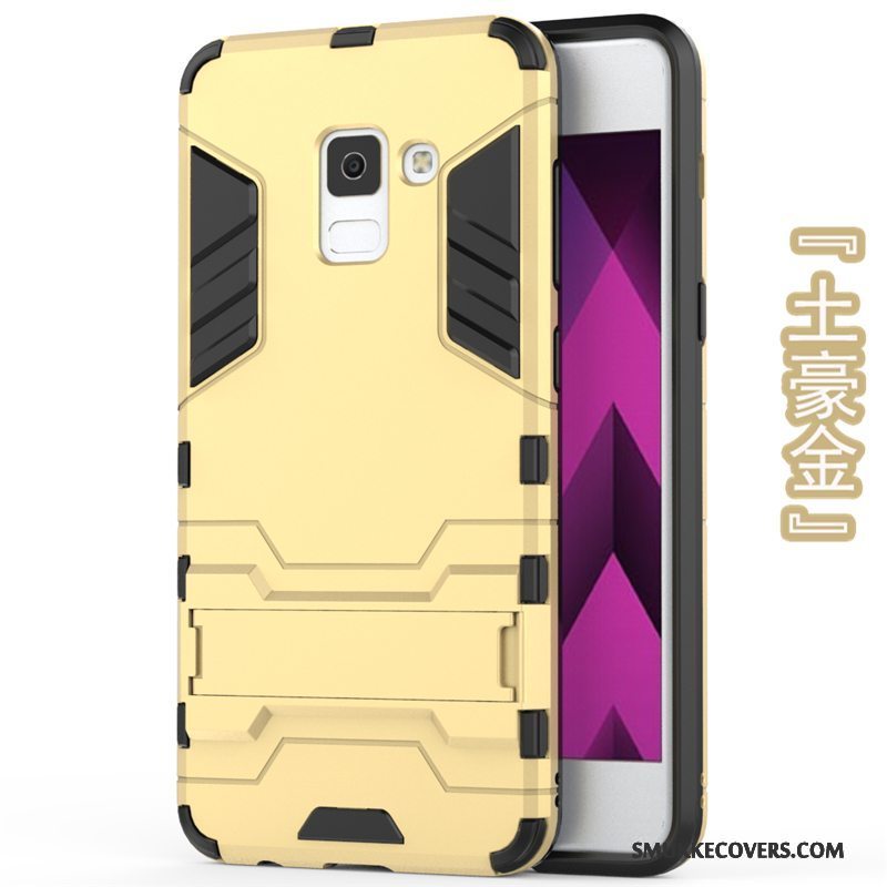 Etui Samsung Galaxy A8+ Blød Guld Anti-fald, Cover Samsung Galaxy A8+ Tasker Telefonhård