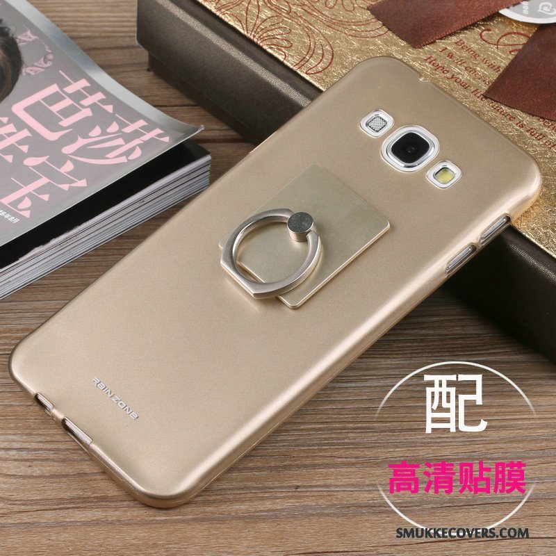 Etui Samsung Galaxy A8 Blød Simple Anti-fald, Cover Samsung Galaxy A8 Beskyttelse Telefonlyserød