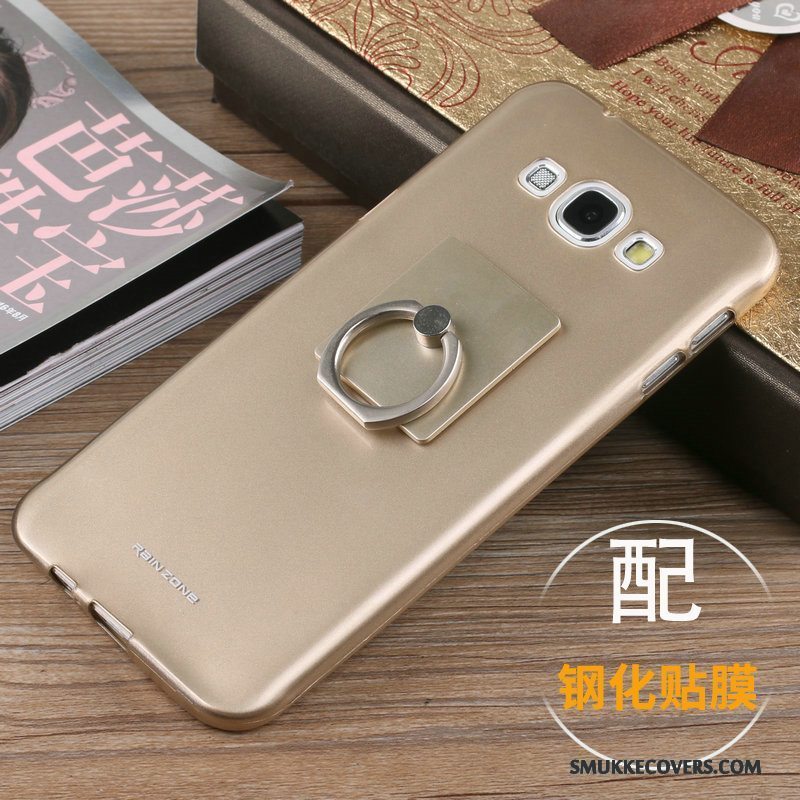 Etui Samsung Galaxy A8 Blød Simple Anti-fald, Cover Samsung Galaxy A8 Beskyttelse Telefonlyserød