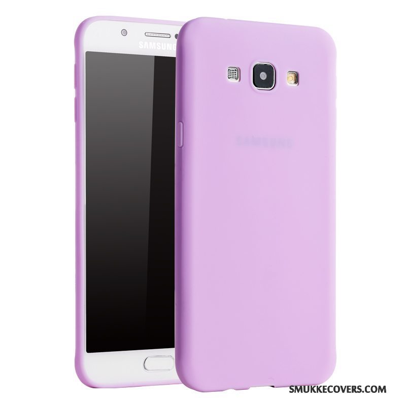 Etui Samsung Galaxy A8 Blød Telefongrøn, Cover Samsung Galaxy A8 Beskyttelse Tynd Trend