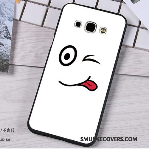 Etui Samsung Galaxy A8 Blød Telefontrend, Cover Samsung Galaxy A8 Silikone Lilla Anti-fald