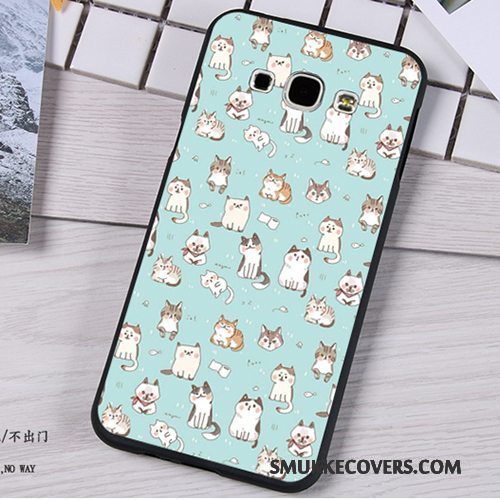 Etui Samsung Galaxy A8 Blød Telefontrend, Cover Samsung Galaxy A8 Silikone Lilla Anti-fald