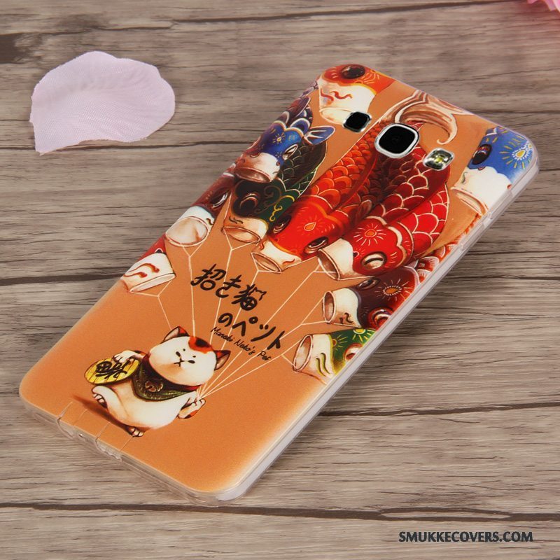 Etui Samsung Galaxy A8 Farve Trend Telefon, Cover Samsung Galaxy A8 Silikone Anti-fald