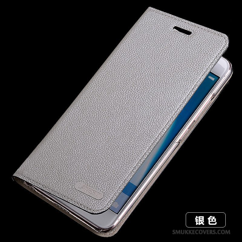 Etui Samsung Galaxy A8 Folio Anti-fald Brun, Cover Samsung Galaxy A8 Blød Telefon